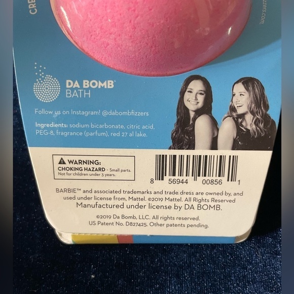 Barbie Bath Bomb Cotton Candy Barbie Bath Fizzer Surprise Inside 💕 NEW 🫧 Real 🛁 - Picture 4 of 8